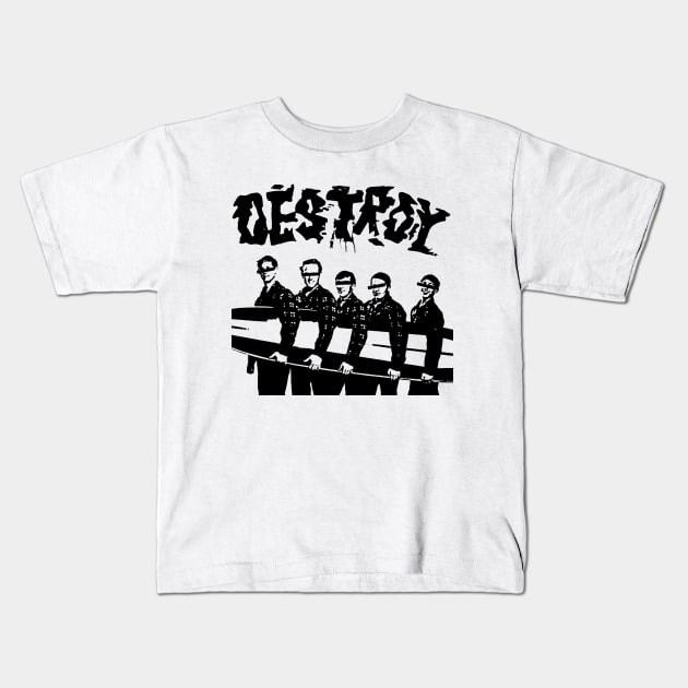 Destroy t shirt punk Kids T-Shirt by TeeFection